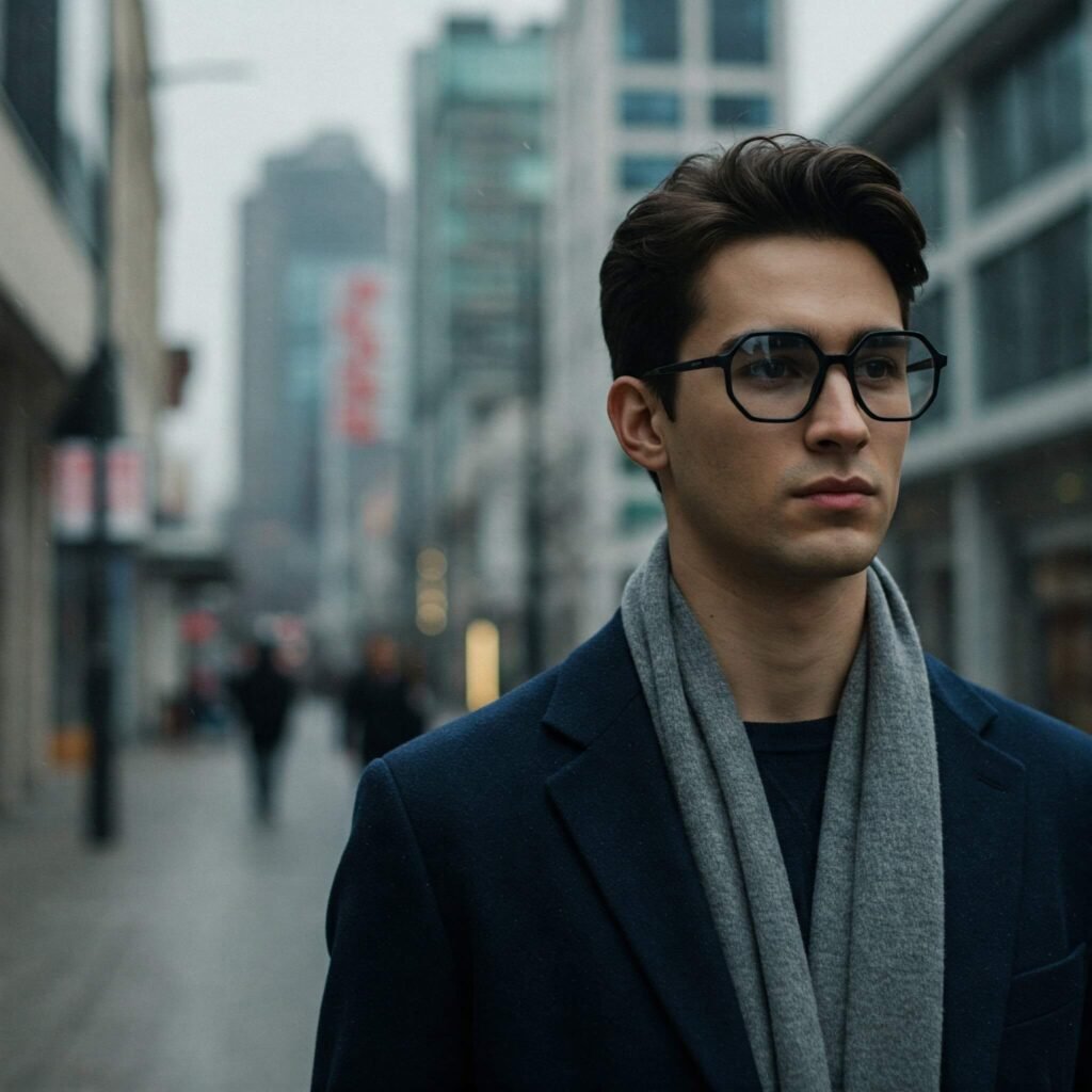 Stylish Man in Urban Setting